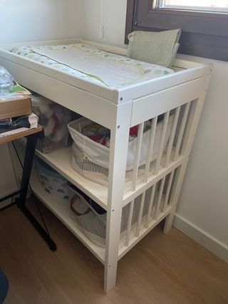 Mueble cambiador bebé