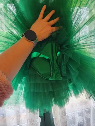 Tutú verde con estrella de mar