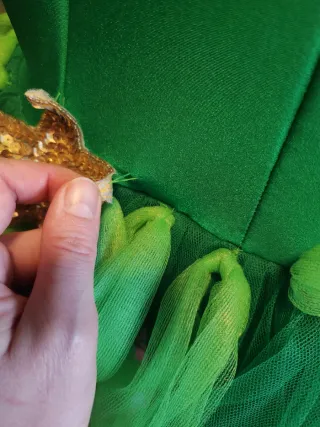 Tutú verde con estrella de mar