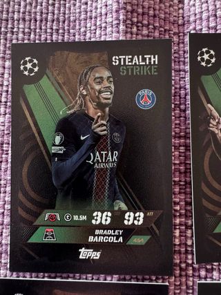 Lote 18 cards Topps Match At 25-26 Stealth Strike