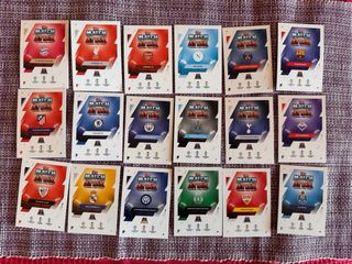 Lote 18 cards Topps Match At 25-26 Stealth Strike