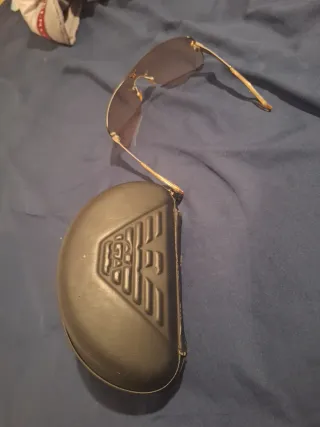 Gafas Emporio Armani Marrón y Dorado