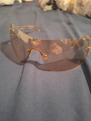 Gafas Emporio Armani Marrón y Dorado