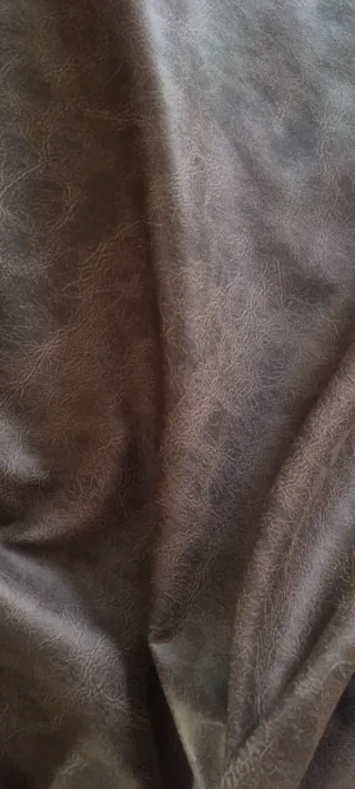 1,40x2m Tela efecto piel marrón