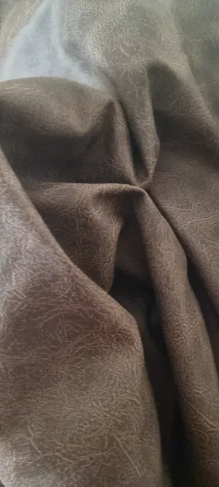 1,40x2m Tela efecto piel marrón