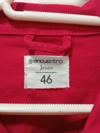 Chaqueta vaquera roja T46