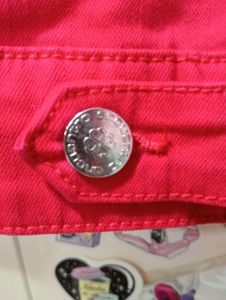 Chaqueta vaquera roja T46