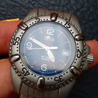 Reloj Lotus 15050 en su Caja + Correa piel Azul
