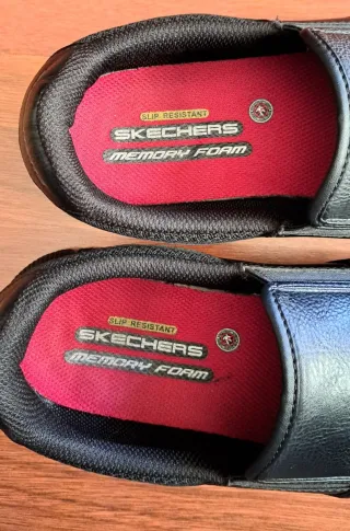 Zapatos mocasin  Skechers Negros
