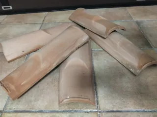 Teja ventilación curva jaspeada