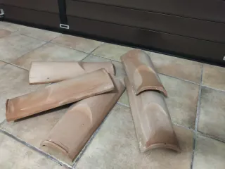 Teja ventilación curva jaspeada