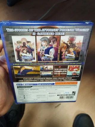 Phoenix Wright Ace Attorney Trilogy (Asiatico) PS4