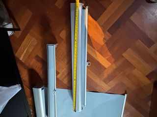 Cortinas para negocio color gris tengo 6 en total
