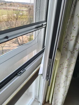 Mirador aluminio blanco 2x2,20mtrs doble cristal