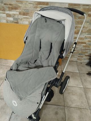 Carro Bebé Bugaboo Fox + saco + 2 capotas + capazo