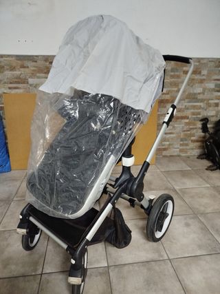 Carro Bebé Bugaboo Fox + saco + 2 capotas + capazo