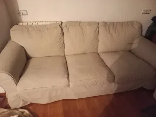 Sofá Ektorp 3 plazas beige