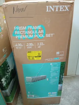 Piscina desmontable Intex familiar 400x200x122 cm