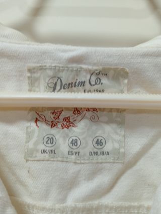 Chaqueta vaquera blanca T48