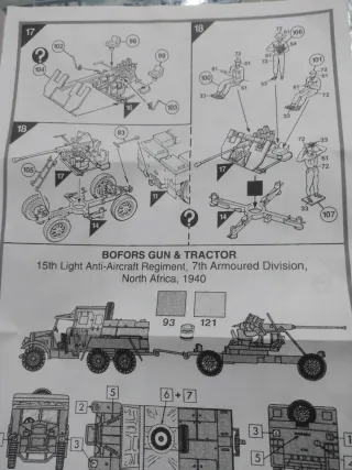 Maqueta Airfix Bofors 40mm Gun & Tractor 1/76
