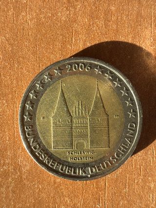 Moneda 2€ Alemania 2006 Schleswig-Holstein