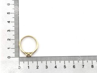 anillo oro 18k con piedra con diamante