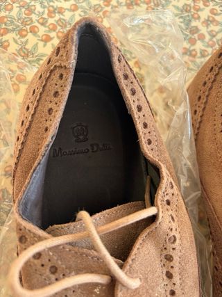 Zapatos Massimo Dutti Hombre Talla 42 Marrones