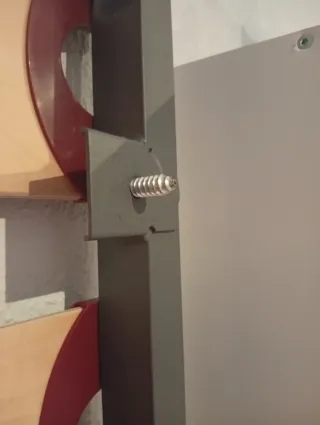 Somier de lamas de madera con patas