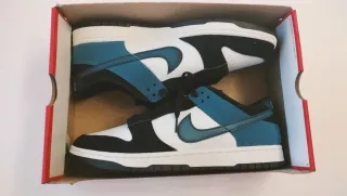 Nike Dunk Low Retro Negro Blanco Talla 46