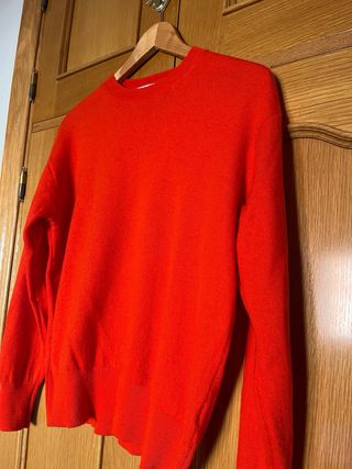 Jersey Zara Lana Naranja Talla M