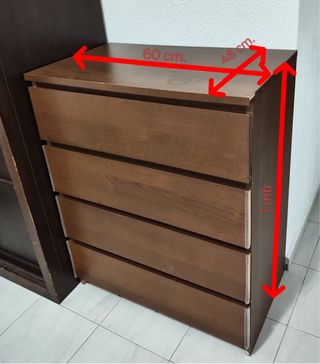 Cajonera Ikea Madera Marrón