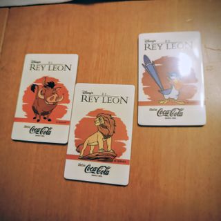 Lote 3 Imanes El Rey León Coca-Cola 1994