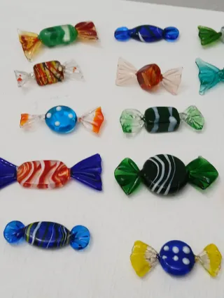 Caramelle Vetro Murano Multicolor