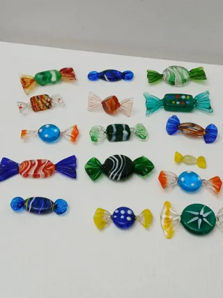 Caramelle Vetro Murano Multicolor