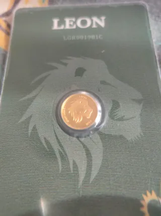 Moneda de Oro León 1g Au 999.9
