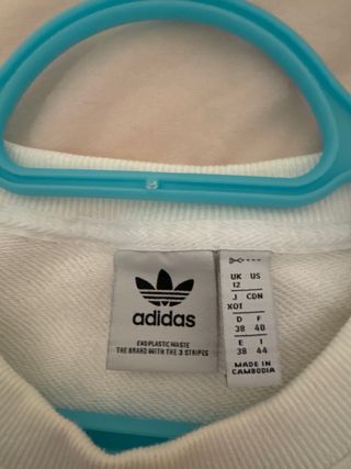 Sudadera Adidas Blanca Mujer