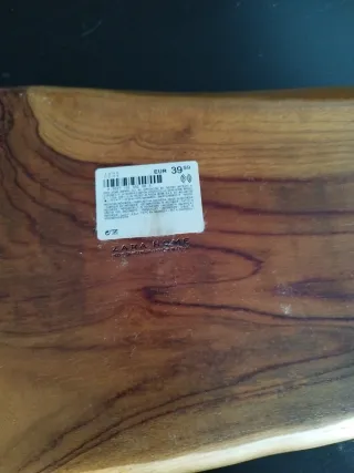 Bandejas de madera rústicas (2 unidades)