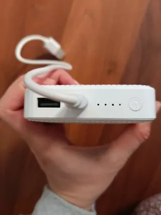 Batería externa con cara de oso