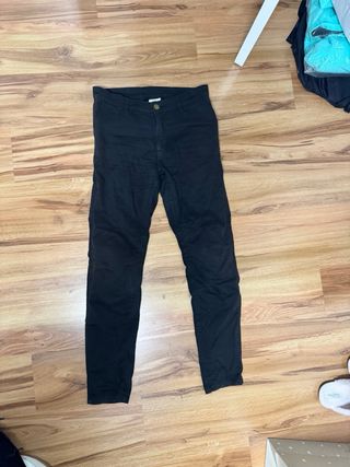 Conjunto Ropa Moto Mujer Negra y Amarilla