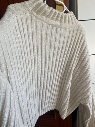 Jersey de lana blanco