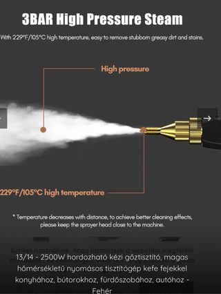 Vaporizzatore per pulizie