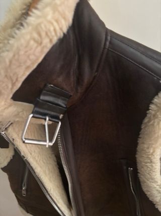 Chaleco Zara efecto borrego Talla M