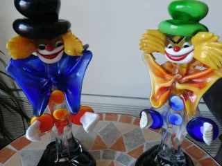 Figuras Payasos Cristal Murano