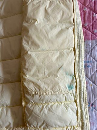 Chaleco acolchado mujer amarillo