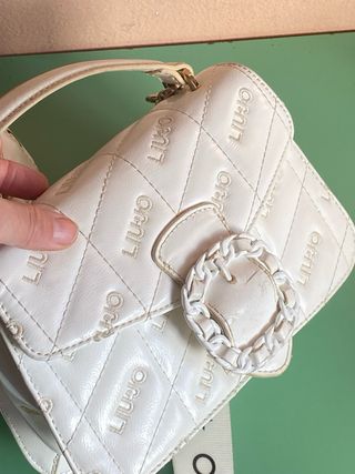 Borsetta Liu Jo Ecopelle Bianca