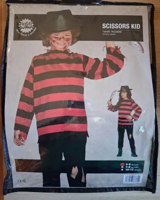 Disfraz Scissors Kid T-Shirt y Pantalón. Talla 5-6