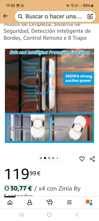 Maquina limpiar cristales