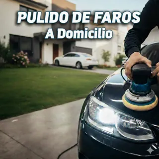 Pulido de faros coche o moto a domicilio