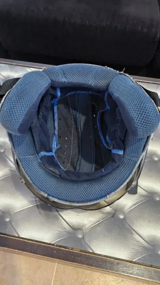 Casco Vintage Tela Vaquera Talla S