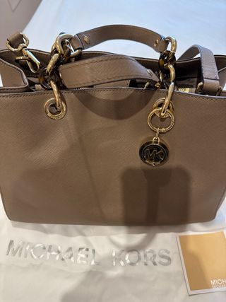 Bolso Michael Kors Piel Marrón Mediano